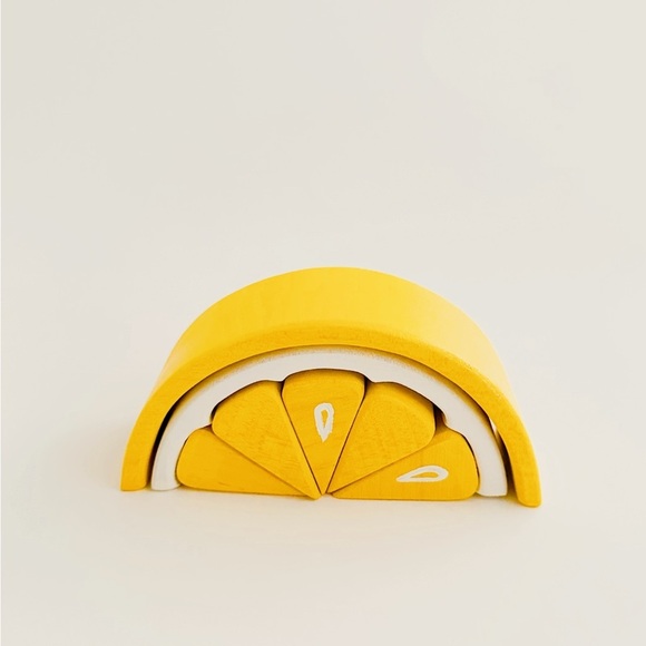 Bumbu Toys Arch Wood Stacker - Lemon - Picture 14 of 15